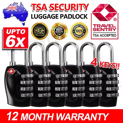 $9.95 • Buy TSA Approved Combination Lock PadLock Locker Locks Security Suitcase Luggage Bag