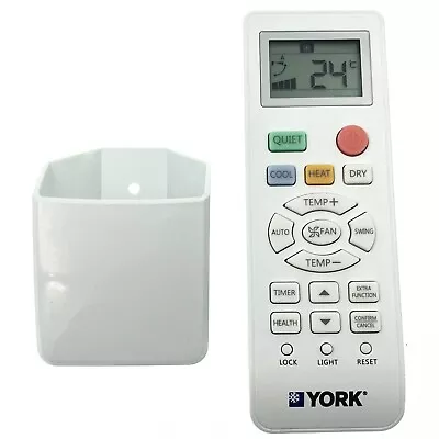 Original YORK 0010401715CQ AC Split Type Air Conditioner Remote Control • $14.99