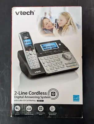 Vtech 2-Line Cordless Digital Answering System W/Call ID/Call Waiting DS6151 NEW • $64.31