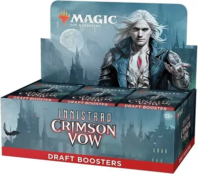 Draft Booster Box 36 Ct. Crimson Vow Innistrad VOW MTG NEW • $73.99