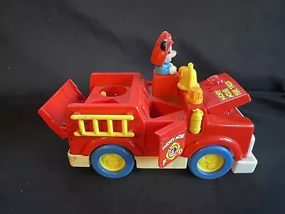 Mattel Disney Vtg 1989 Mickey Mouse & Friends Fire Truck Motorized Vehicle  • $8.99