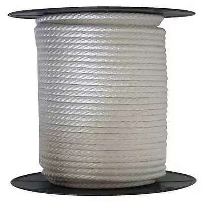 Anchor Rope Dock Line 1/2  X 50' Braided 100% Nylon White Made In Usa • $39.99