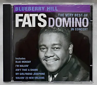 £1 • Buy FATS DOMINO - Blueberry Hill The Very Best Of Fats Domino In Concert .. 1997 CD