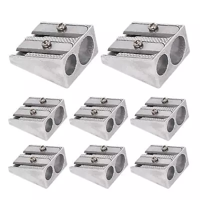 8XManual Pencil Sharpener2-Hole Pencil Sharpener Magnesium Alloy Wedge Profile • $9.27