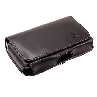 Swivel Leather Case Belt Clip Holster Loops Cover Pouch Carry For Cell Phones • $13.70