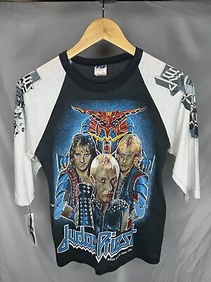 Vintage 1980's Judas Priest Band Tee Concert Shirt S • $150