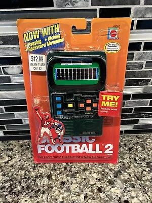 Mattel Classic Football 2 Handheld Electronic Video Game New/Sealed • $109.99