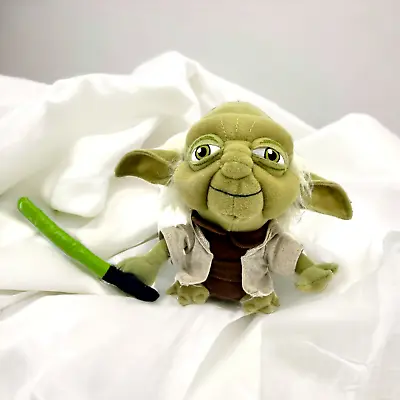 Yoda With Lightsaber Star Wars Plush 7  Stuffed Animal Toy 2013 Comic Images • $5.04