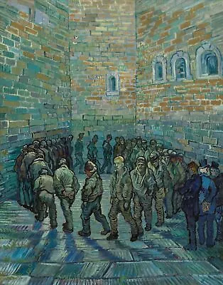 1890 Prisoners Exercising By Vincent Van Gogh Art Painting Print • $9.99