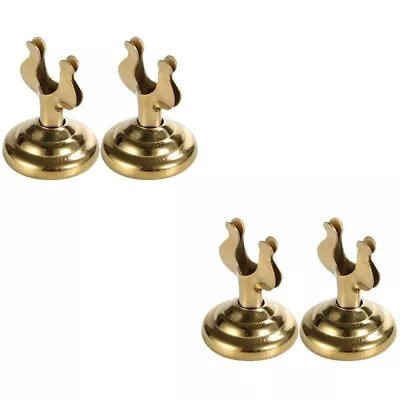  4 Pcs U Shape Holders Table Number Stands Memo Note Clips For Home Hotel Party • £13.55