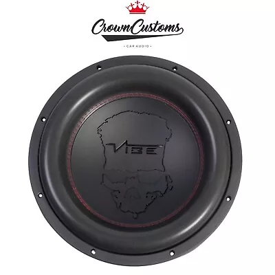 Vibe 15 Inch 3600 Watt Subwoofer Blackdeath15d2 16oo Watt Rms Bass Car Audio • $372.11