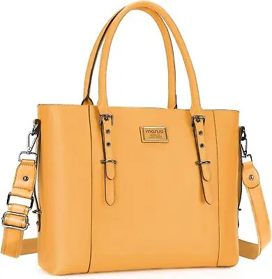 13.3 15 16 17 17.3 Inch Laptop Tote Bag For Women PU Leather Messenger Handbag • $44.64