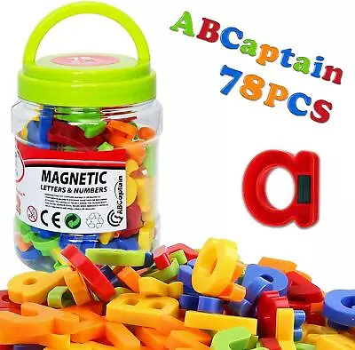 Magnetic Letters Numbers Alphabet Abc 123 Fridge Magnets Preschool Educational • $12.49