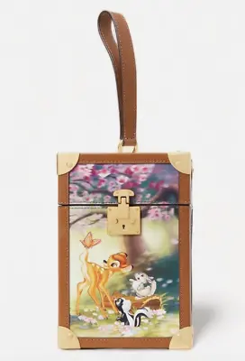 Kate Spade Disney Bambi 3D Leather Trunk Clutch Purse Handbag Bag Collector NWT • $453.06