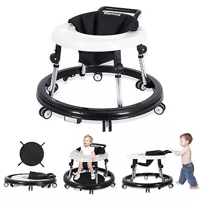 Baby Walker Foldable With 9 Adjustable Heights Activity Center For Boys Girls • $83.99