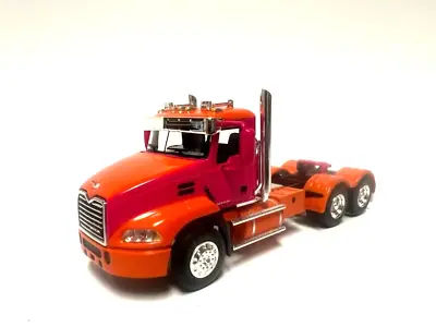 Dcp / First Gear  1/64 Scale  Mack Pinnacle Day Cab Orange & Pink • $59