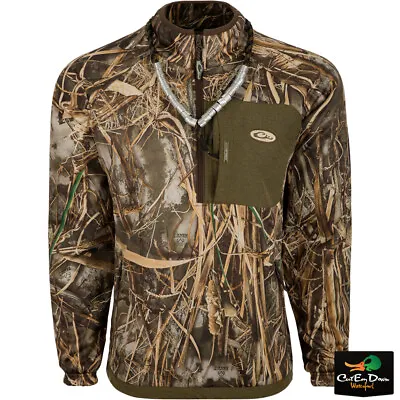 Drake Waterfowl Systems Mst Endurance 1/4 Quarter Zip Camo Pullover Jacket • $99.99