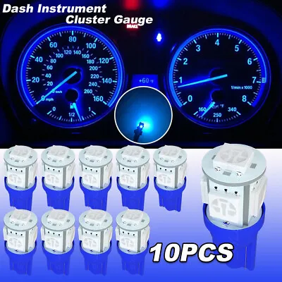 Dash Instrument Cluster Gauge BLUE SMD LED LIGHTS SET Fits 92-95 Honda Civic EG • $10.39