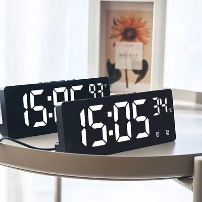 Multi-functional Electronic Clock Backlight Display Table Clock  For Bedroom • £7.82