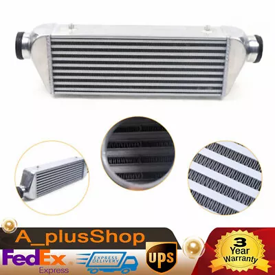 Universal Intercooler Inlet & Outlet Aluminum Turbo Charger System 27  X 7  X4  • $90.25