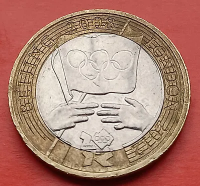 £2 Two Pounds Coin Beijing 2008 To London 2012 Olympic Handover Royal Mint 2008 • £4.49
