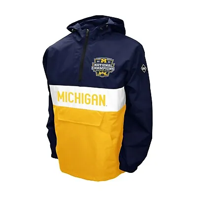 Michigan Wolverines 2023 National Champions Anorak Jacket- Now In Stock • $120