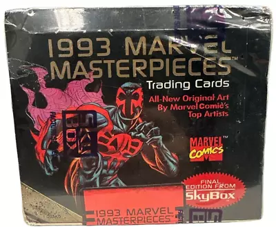 AUCTION #14 1993 Skybox Marvel Masterpieces Hobby Box Sealed /350000 • $26