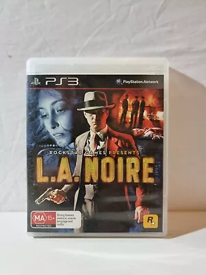 L.A NOIRE SONY PS3 GAME COMPLETE WITH MANUAL REGION 4 VGC Free Postage  • $9.99