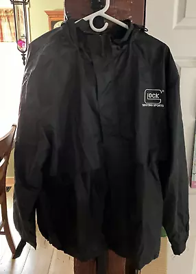 Glock Perfection Shooting Sports Windbreaker Rain Slicker Jacket Black XL • $10