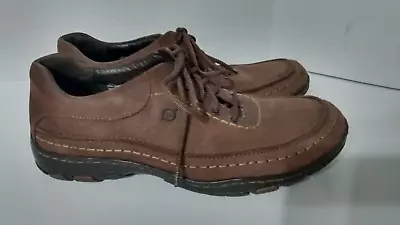 BORN  M/W M0573 Brown Leather Tie Casual Shoes Men's Size 11.5/ 45.5 • $19.99