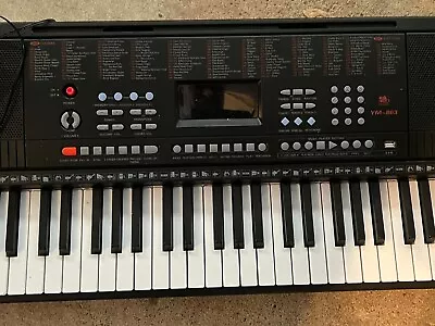 Casio Yongmei YM-863 Electric Keyboard With Ac Adapter Included- Works!! • $84.99