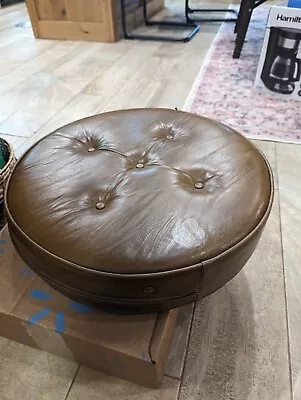 Vintage Mid Century MCM Round  Decorative Throw Pillow Cushion  • $25