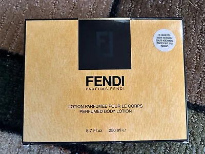 Fendi 8.7 Oz 250 Ml Perfumed Body Lotion Rare Vintage In Box • $89.95