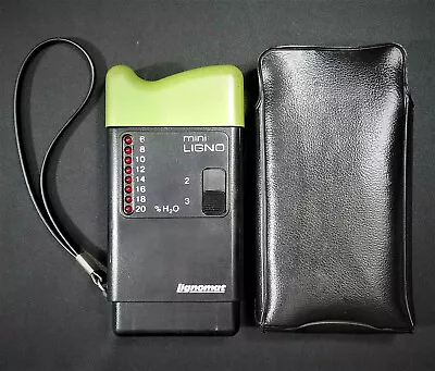 Lignomat Mini Ligno Wood Moisture Meter With Carry Case • $83.60