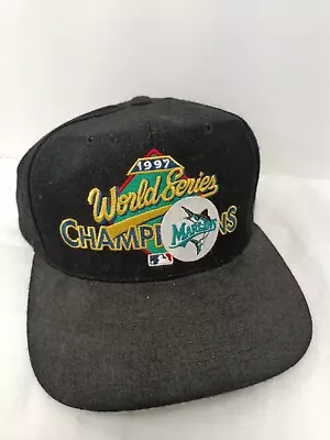 Vintage Florida Marlins 1997 World Series Champions New Era Hat Clubhouse Cap • $18.99