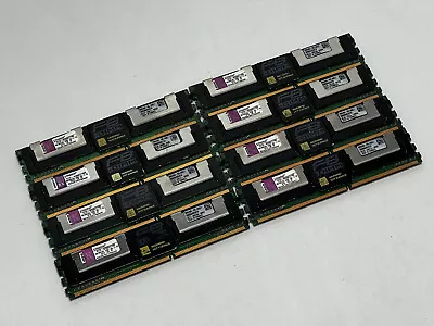 $99.99 • Buy Kingston 64GB 8x8GB PC2-5300F DDR2 ECC FBDIMM Memory Kit KTD-WS667/16G TESTED