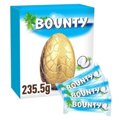 £9.49 • Buy BRAND NEW - 1 X 235.5g Bounty Large Chocolate Easter Egg + 3 Bars - MARS GIFT B1