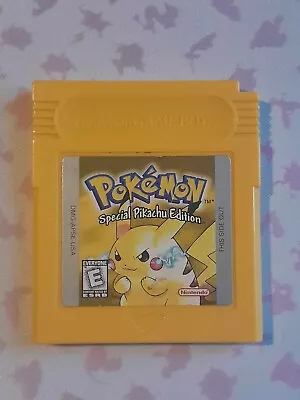 Pokemon Yellow Special Pikachu Edition Nintendo Game Boy 1999 Authentic Tested • $70