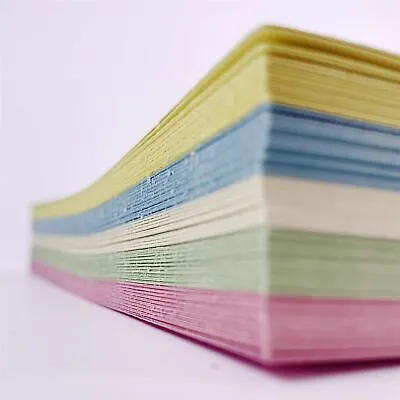 A6 Pastel Card 100% Recycled Coloured 180gsm 50 Sheets Postcard Flashcards • £4.29