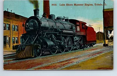 Postcard Ohio Toledo Lake Shore & Michigan Southern Railroad Locomotive • $25