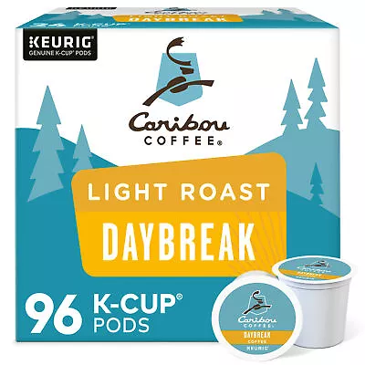 Caribou Coffee Daybreak Morning Blend Keurig K-Cup Pod Light Roast 96 Count • $49.99