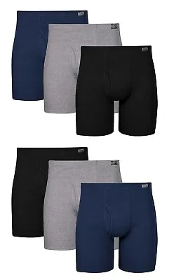 Hanes® Comfort Soft Covered Waistband Boxer Briefs 3 Or 6 Pack Sizes S-3XL • $28.99