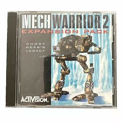 MechWarrior 2 Expansion Pack Ghost Bear's Legacy PC 1996 Activision VG • $9