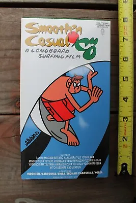 Smooth N Casual Longboard 2001 Noserider Surfboard OG SC Surfing VHS Video Film • $41