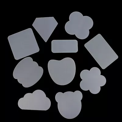 Acrylic Nail Art Paint Gel Polish Palette Display Holder Pigment Plate Board Th • $2.16