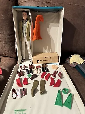 Original Vintage 1962 Mattel Ken Doll In Box With Accessories Clothes And Shoe • $399.99