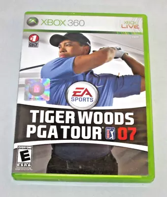 Tiger Woods PGA Tour 07 Xbox 360 Cib Complete With Manual Tested & Working • $3.99
