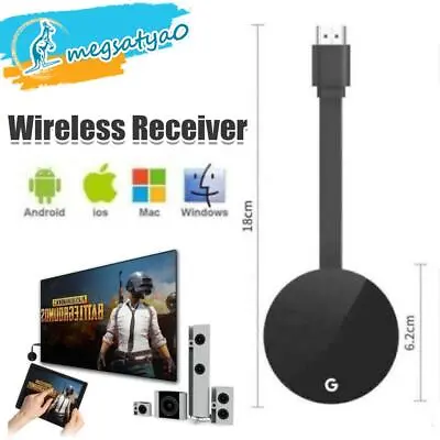 For Chromecast Google Wireless Receiver TV Dongle Adapter HDMI Media Streamer • $56.68