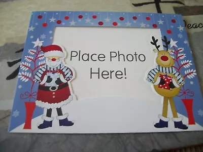 Christmas Photo Card -Santa And Reindeer • £1.65