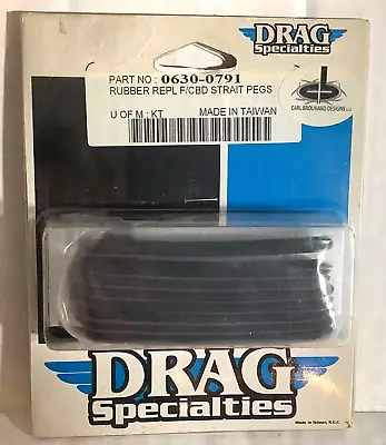 Drag Specialties Rubber Replacement Pads For Carl Brouhard Designs Straight Pegs • $14.95
